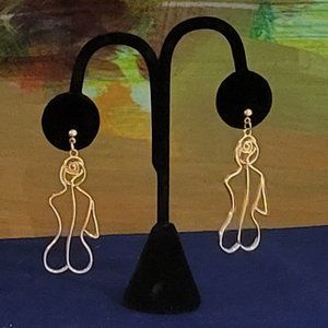 Woman Figure Hanging Earrings